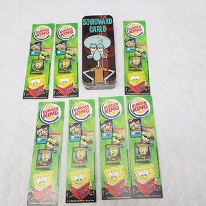 2004 Spongebob Squidward watch and Promo Bookmarks